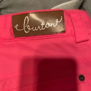 Women snow pant burton size s/m good condition